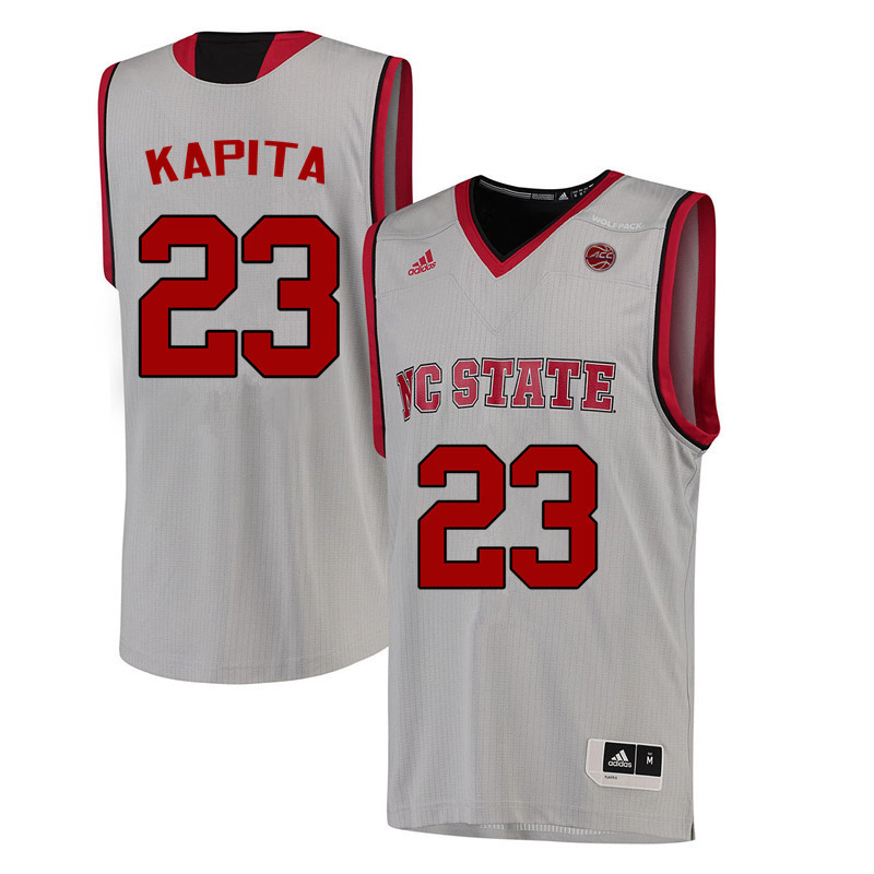 Men NC State Wolfpack #23 Ted Kapita College Basketball Jerseys-White